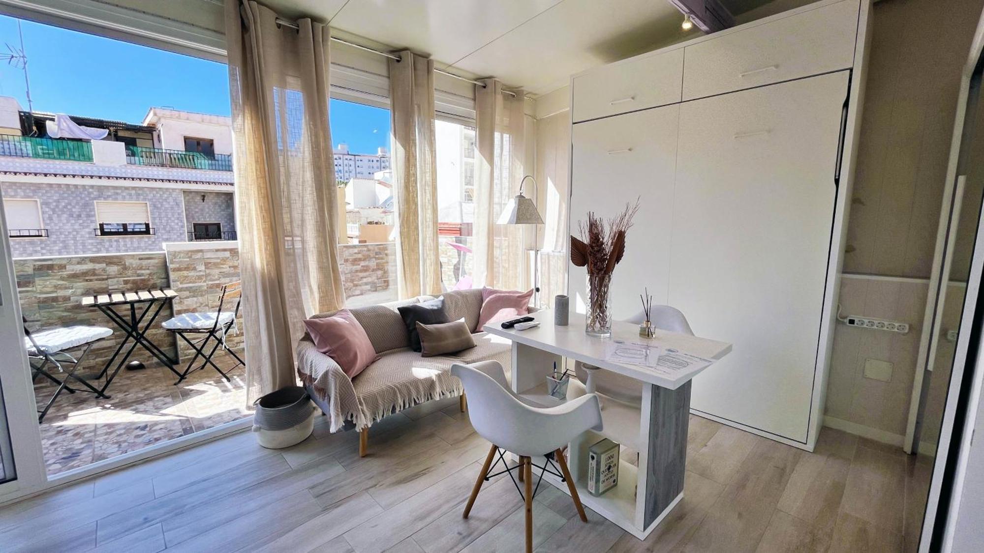 A 5 Minutos De La Playa Con Terraza En Malaga Apartment ภายนอก รูปภาพ