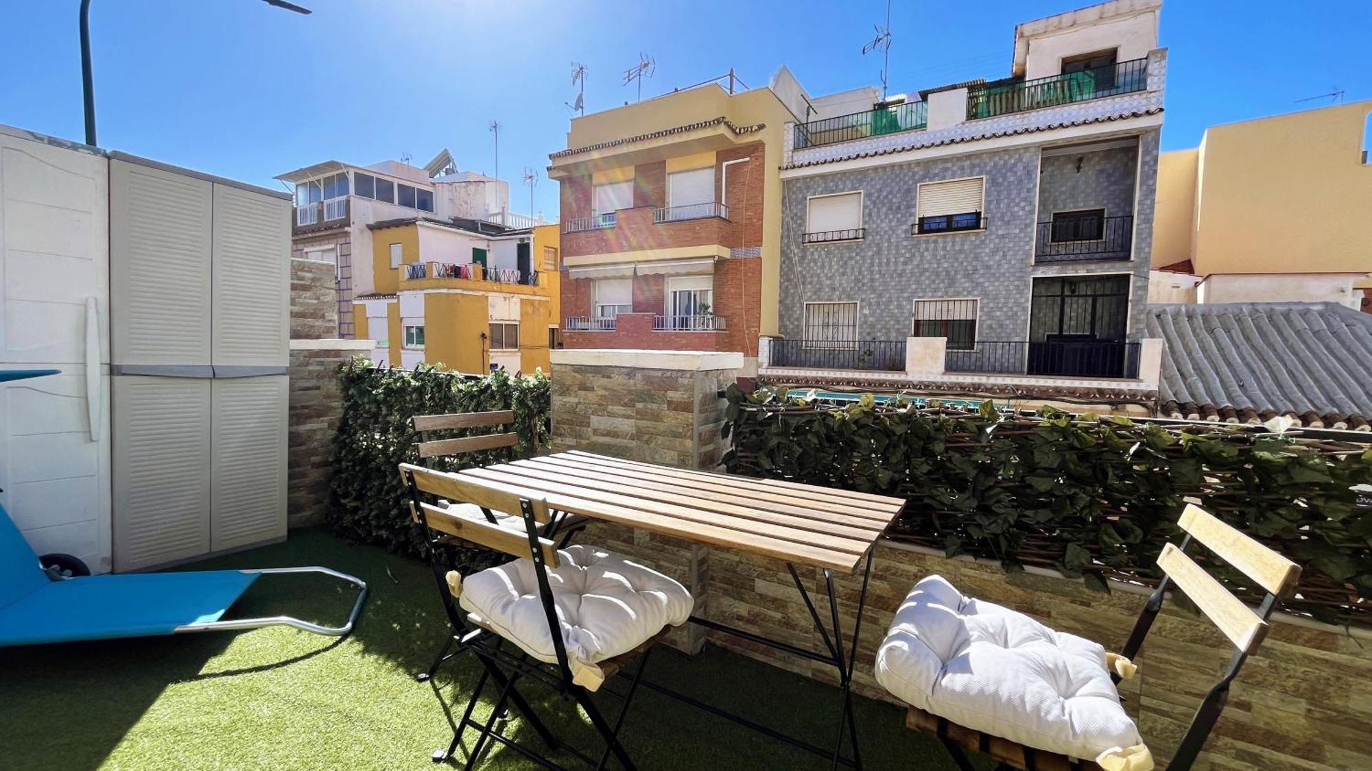 A 5 Minutos De La Playa Con Terraza En Malaga Apartment ภายนอก รูปภาพ